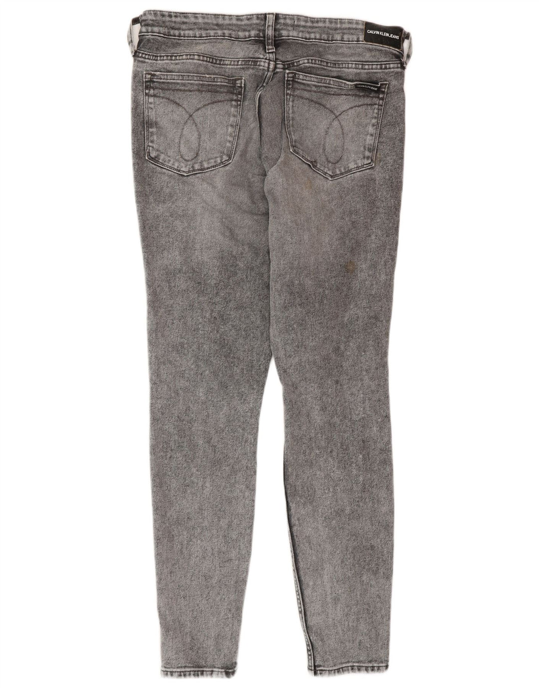 Calvin Klein Blugi skinny distressed pentru femei W30 L30 bumbac gri