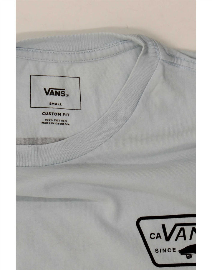 Tricou grafic personalizat Vans pentru bărbați Top mic, albastru, bumbac