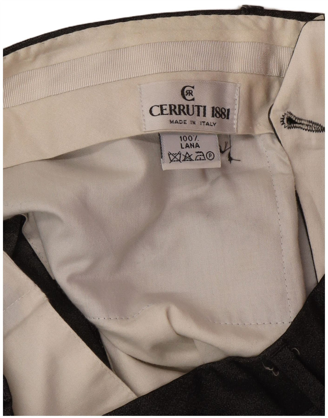 CERRUTI 1881 Pantaloni de costum pentru bărbați IT 50 Large W32 L30 Gri Clasic