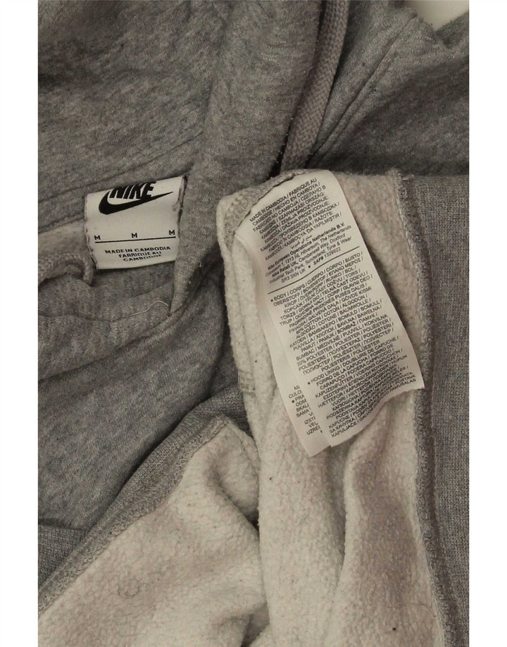 Pulover Nike pentru bărbați, bumbac cu pete, gri mediu