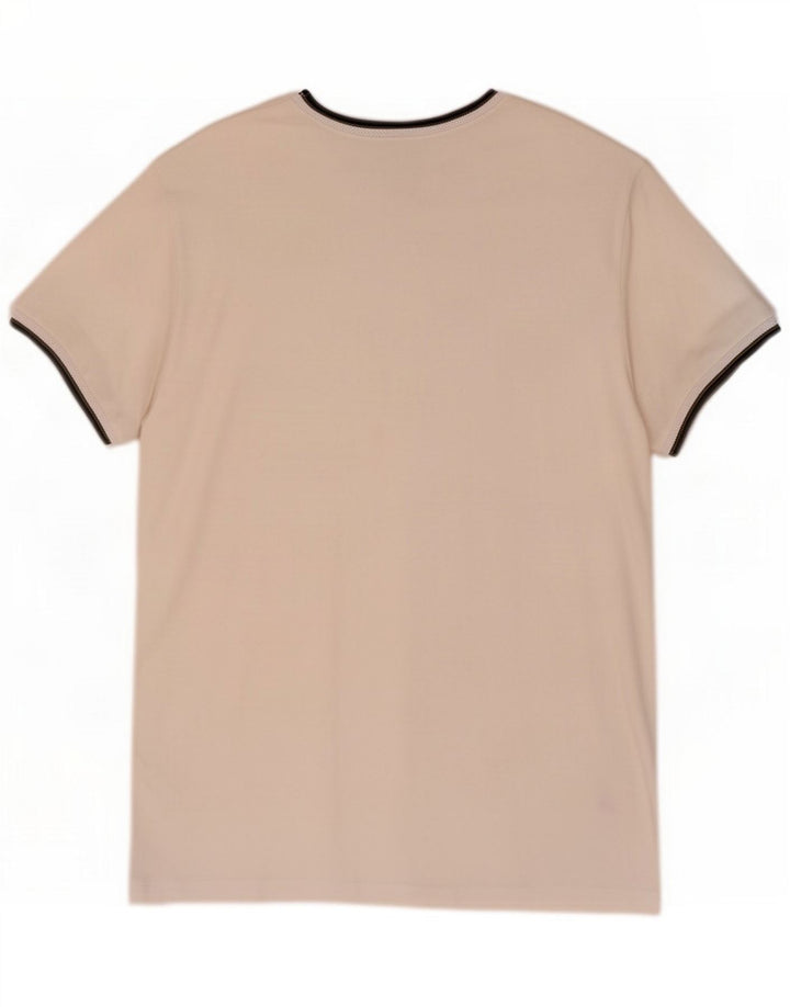 Jack Wills Tricou pentru bărbați Top Medium White Bumbac