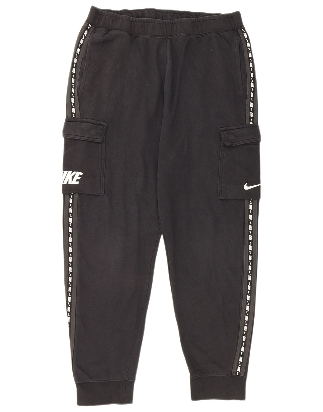 Pantaloni de trening Nike Graphic Cargo pentru bărbați Joggeri, bumbac mediu negru