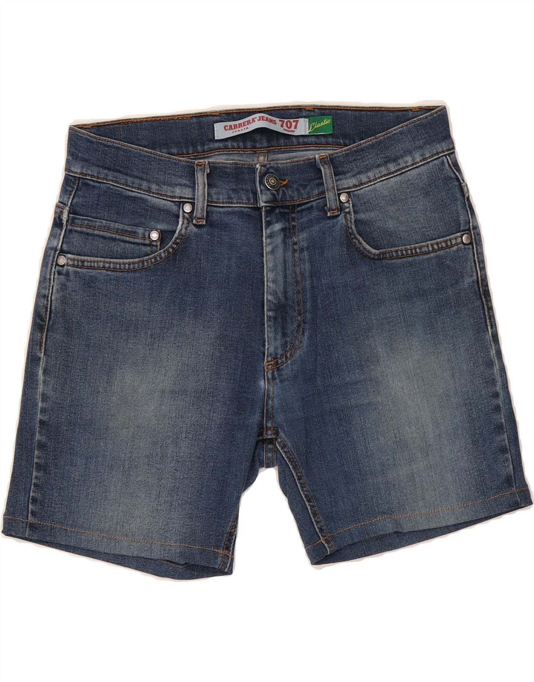 CARRERA Womens 707 Regular Denim Shorts IT 46 Large W32  Blue Cotton Vintage Carrera and Second-Hand Carrera from Messina Hembry 