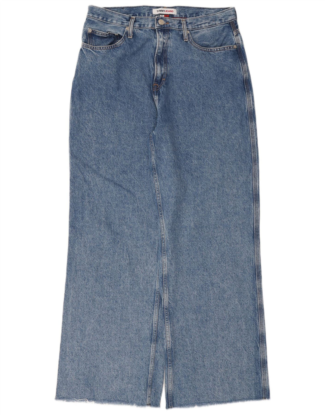 Blugi Tommy Hilfiger pentru femei cu picioare largi W32 L32 albastru