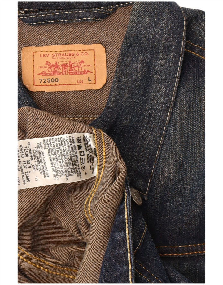 Jachetă de blugi pentru bărbați Levi's UK 40, mare, albastru, bumbac