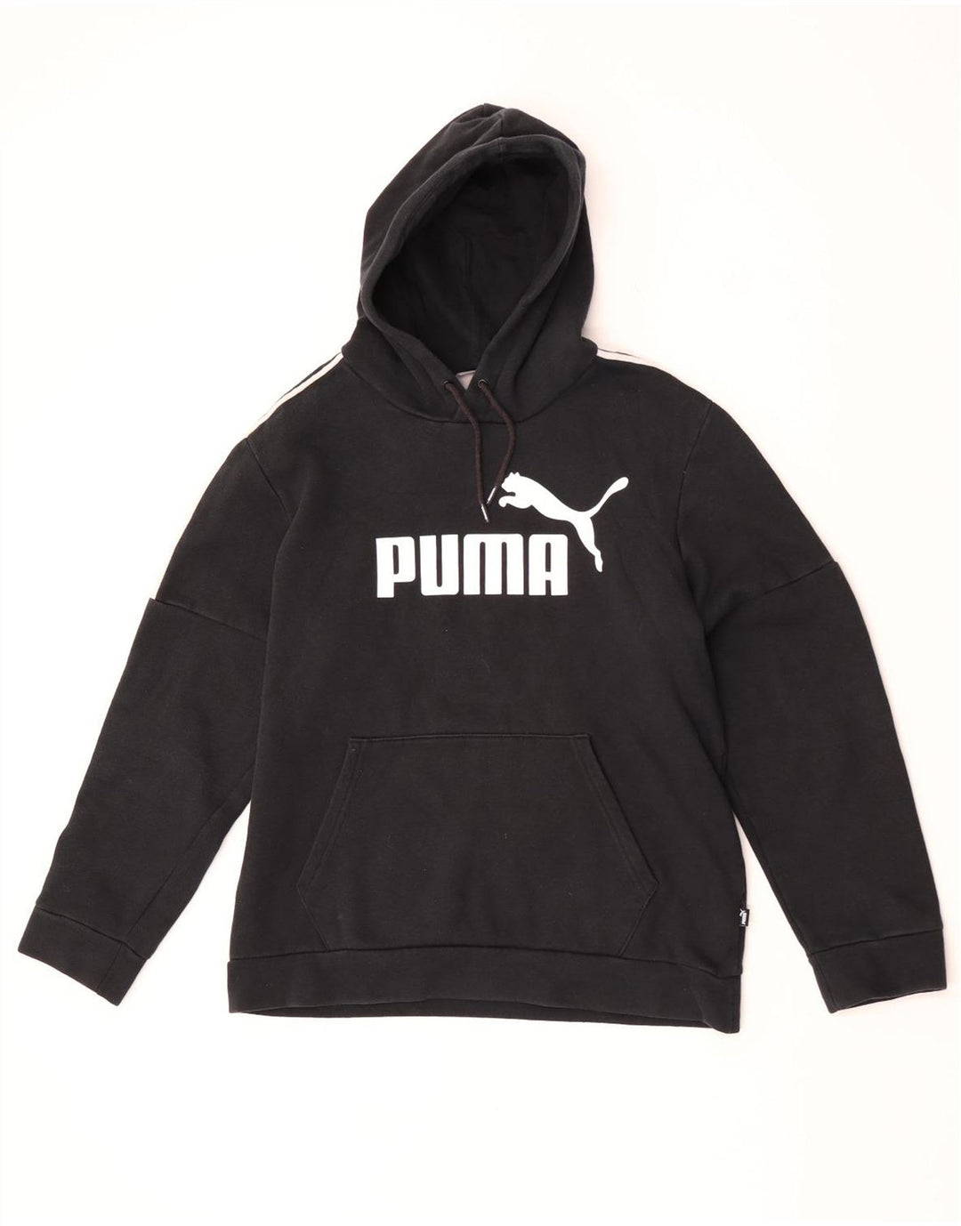 Pulover pentru bărbați Puma Graphic Hoodie, bumbac mediu negru