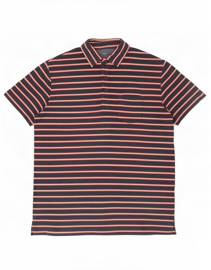 Tricou polo pentru bărbați Gap, mediu bleumarin, în dungi
