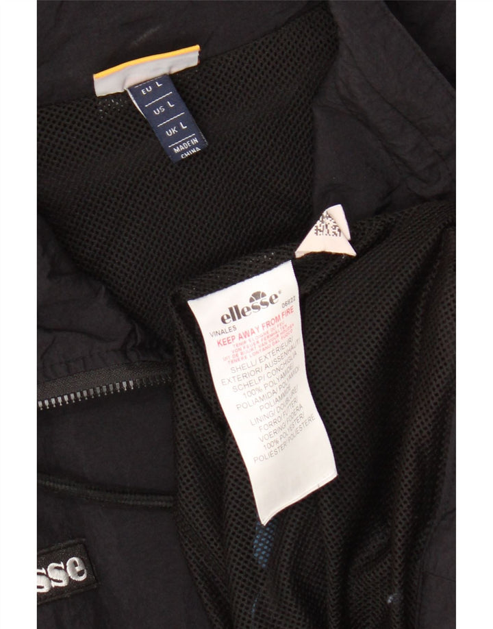 Jachetă de trening pentru femei ELLESSE UK 16, mare, negru, color block