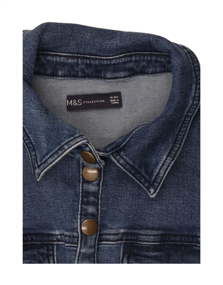 MARKS & SPENCER Rochie cămașă din denim pentru femei UK 18 XL Bumbac albastru