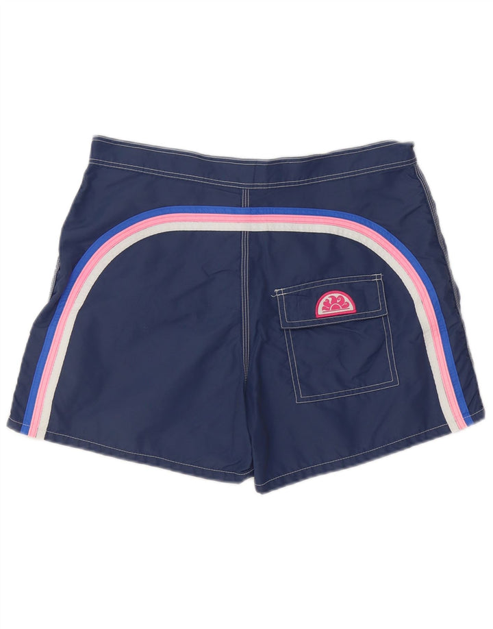 Pantaloni scurți de înot Sundek pentru bărbați, nailon mediu bleumarin