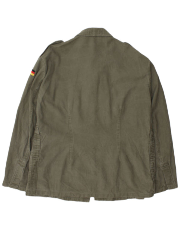 Jachetă militară vintage pentru bărbați UK 40 Large Khaki