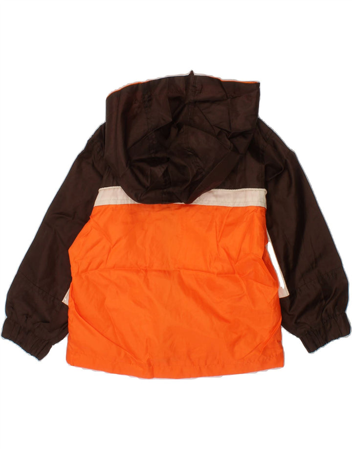 OSH KOSH Boys Hooded Rain Jacket 2-3 Years Orange Polyester Vintage Osh Kosh and Second-Hand Osh Kosh from Messina Hembry 