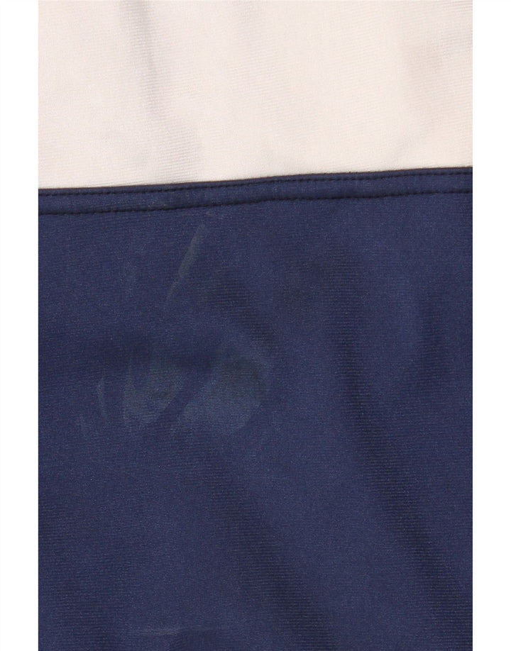 Jachetă de top pentru trening grafic ASICS pentru bărbați IT 52, mare, bleumarin, color block