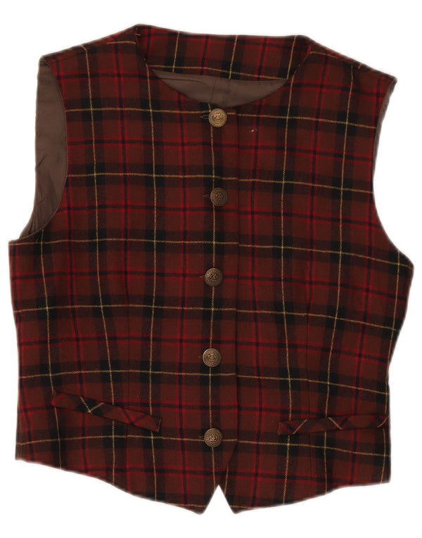 Set 2 piese Vintage pentru femei IT 42/44 Medium W26 L28 Red Check Wool