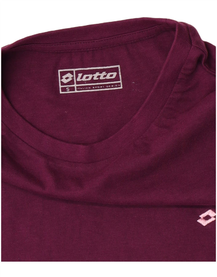 Tricou Bărbați Lotto Top Small Maroon