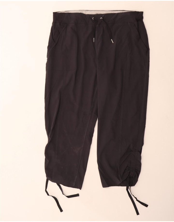 Pantaloni de trening Capri Calvin Klein pentru femei UK 18 XL poliester gri
