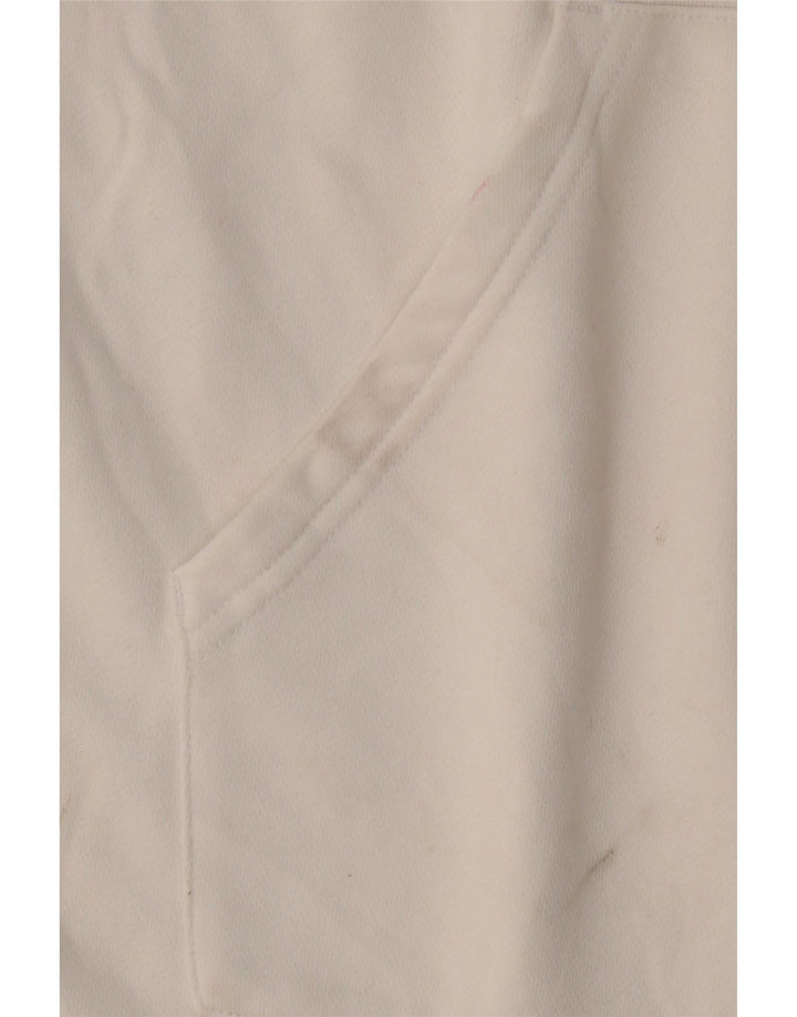 Jachetă de trening pentru femei ADIDAS UK 16/18, mare, alb, bumbac