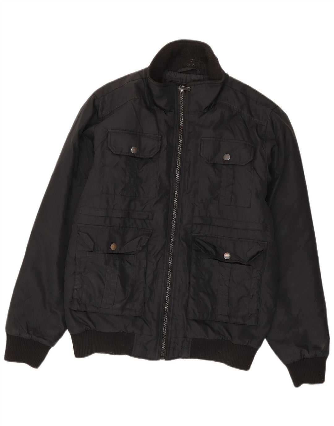 Jack & Jones Bomber Jacket pentru bărbați UK 38 Medium Black Poliester