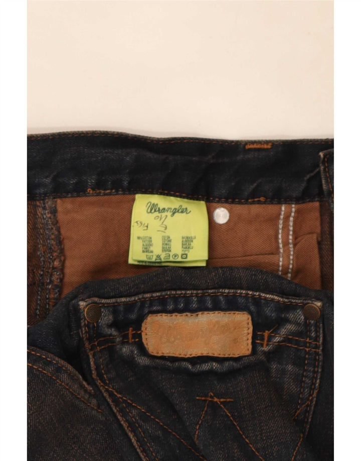 Blugi pentru bărbați Wrangler Sharkey Bootcut W32 L34 Bumbac bleumarin
