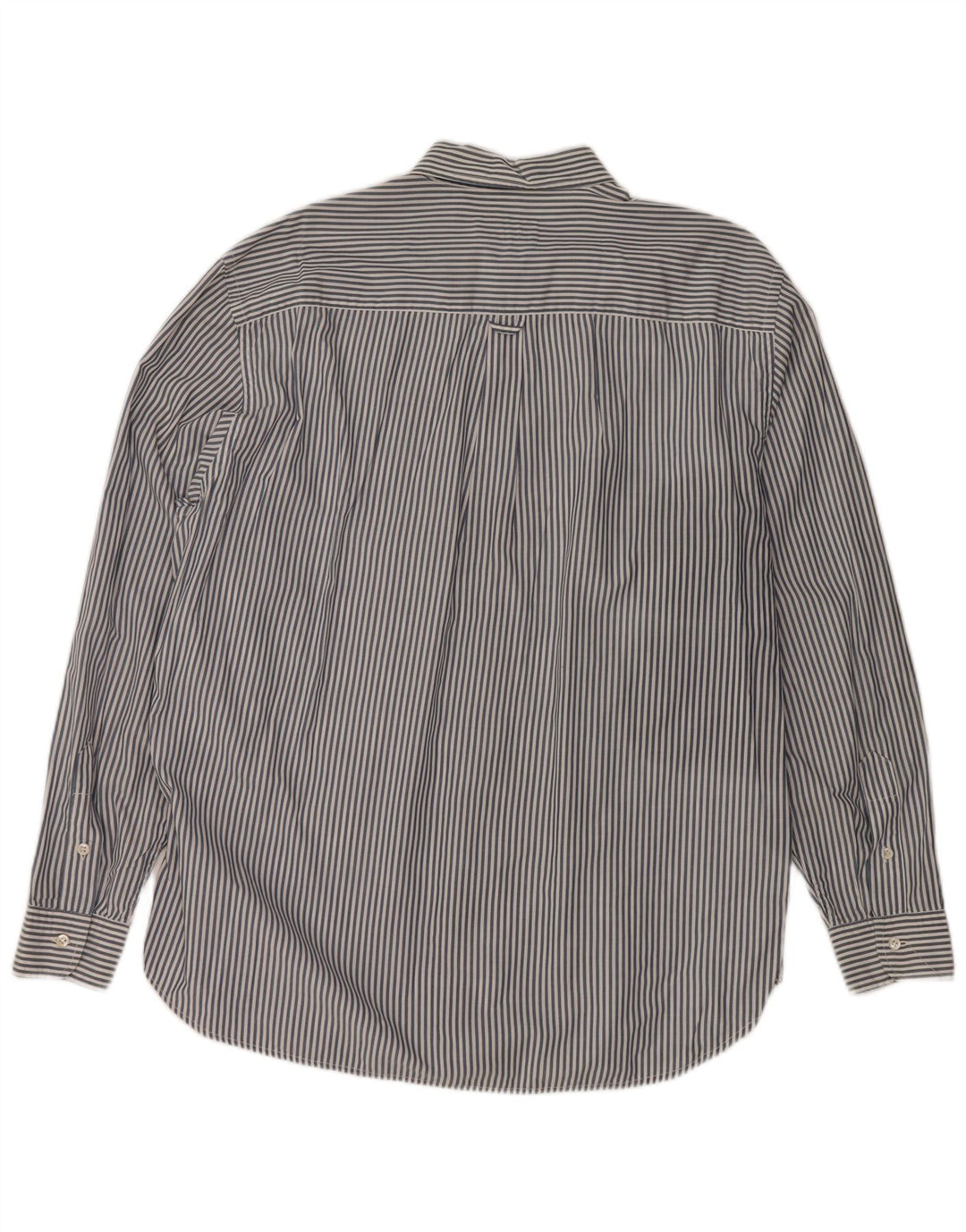 HENRY COTTONS Cămașă pentru bărbați Mărimea 43 XL Bumbac cu dungi albastru bleumarin