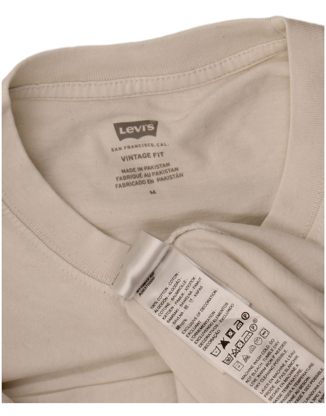 Tricou Levi's Vintage Fit Top Bumbac Alb Mediu