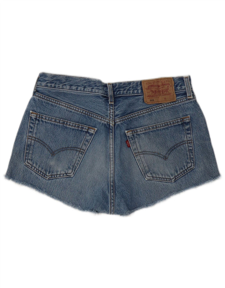 Pantaloni de damă Levi's 501 Denim Hot Pants W32 Large Blue Bumbac