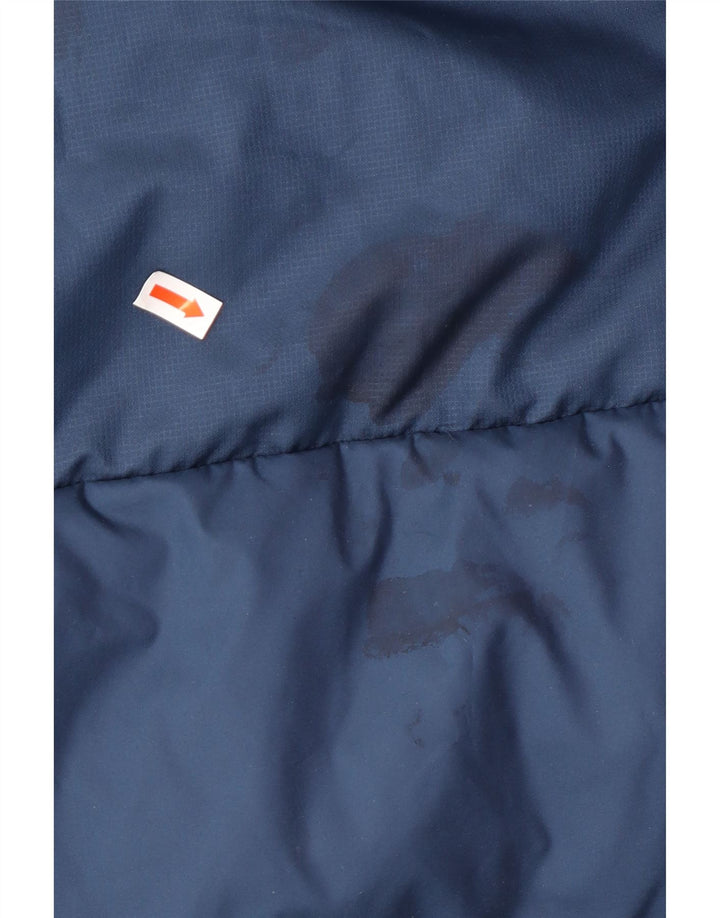 Jachetă căptușită cu glugă ADIDAS pentru bărbați UK 42 XL bleumarin din poliamidă iarnă