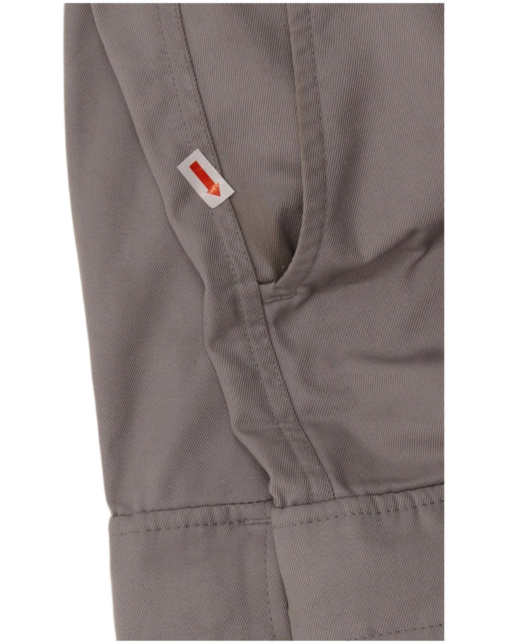 BIG STAR Pantaloni drepti cargo pentru bărbați W33 L32 bumbac gri