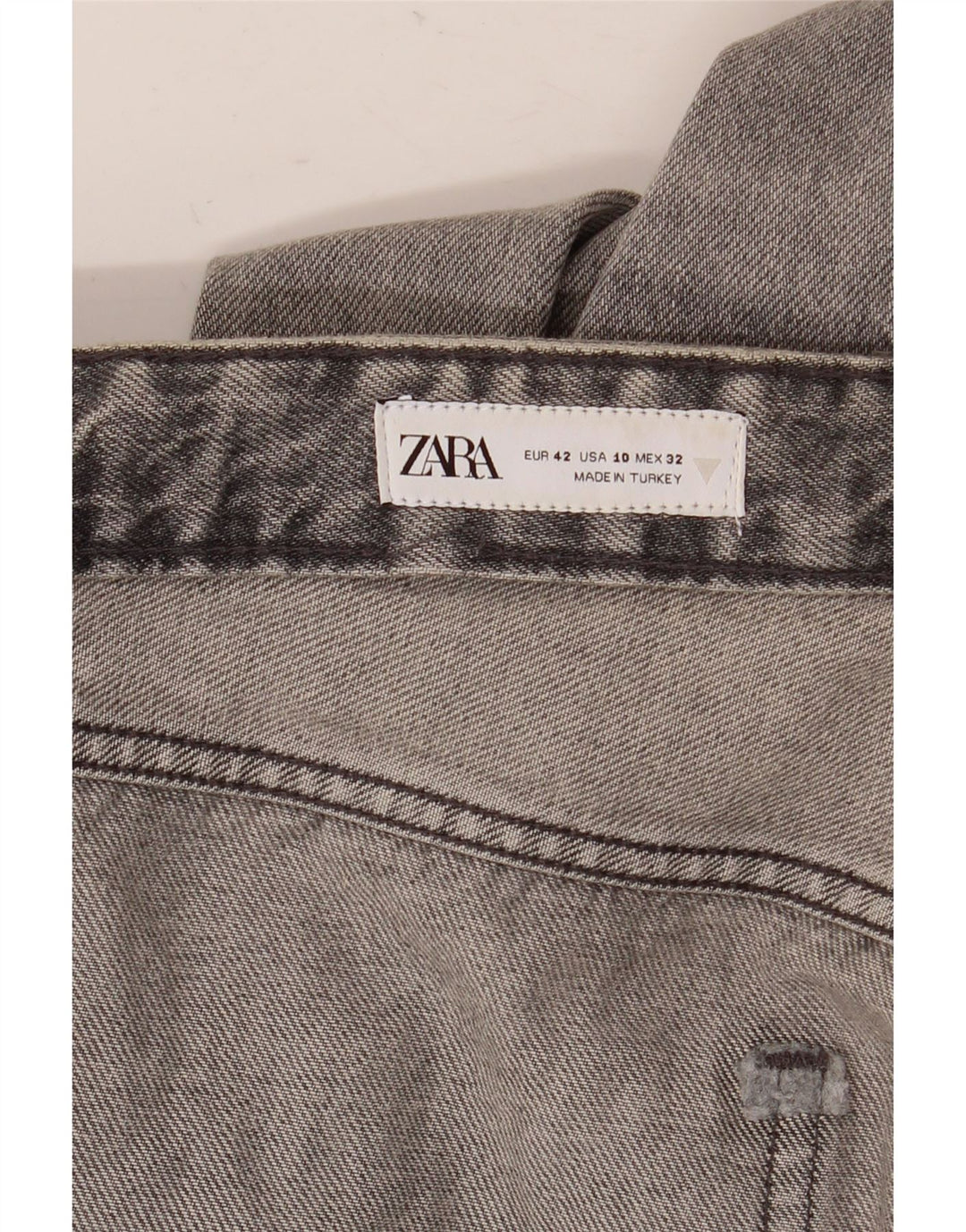 Blugi pentru femei Zara cu picioare largi EU 42 Large W32 L36 Gri