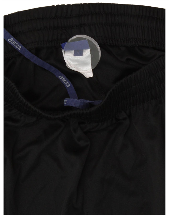 Pantaloni scurți sport Asics pentru băieți 13-14 ani, mari, negru, poliester color bloc