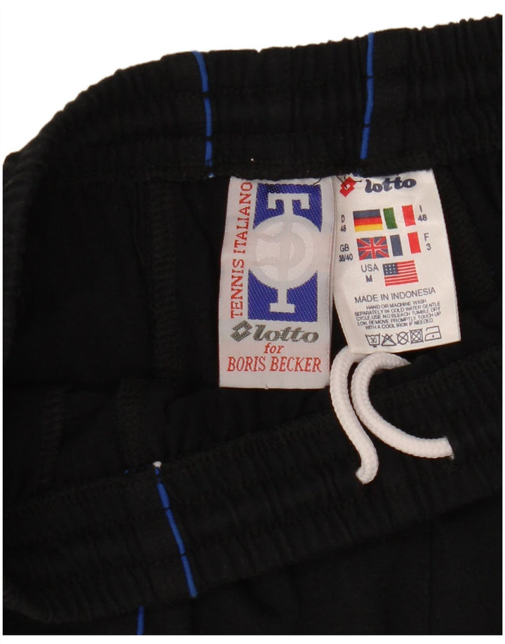Pantaloni scurți sport pentru bărbați LOTTO UK 38/40 Poliester mediu negru