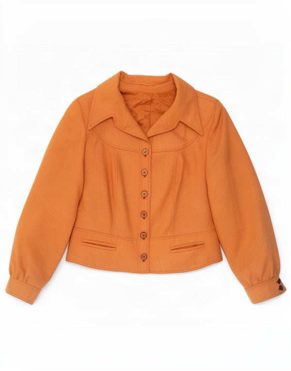 Bomber Vintage pentru femei EU 40 Poliester maro mediu