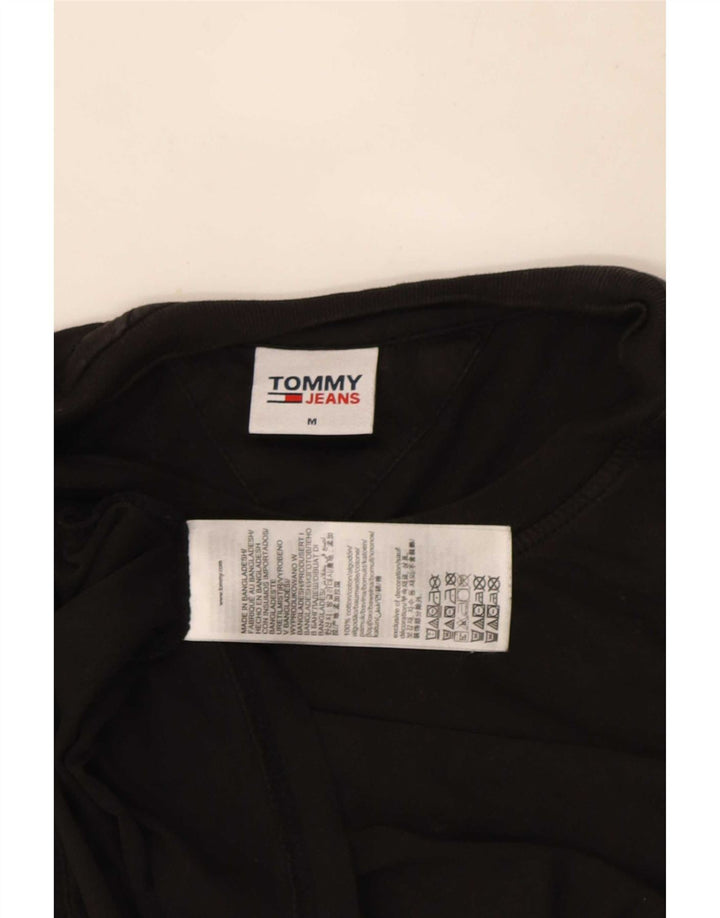 Tricou pentru bărbați Tommy Hilfiger Top Mediu Negru