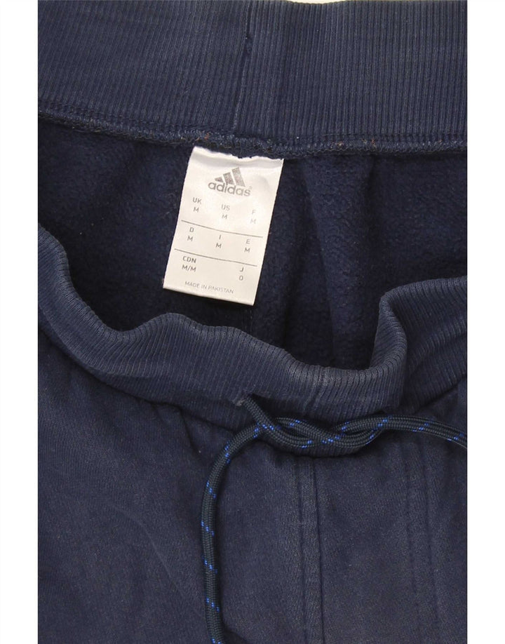 Pantaloni scurți sport grafic Adidas pentru bărbați, bumbac mediu albastru bleumarin