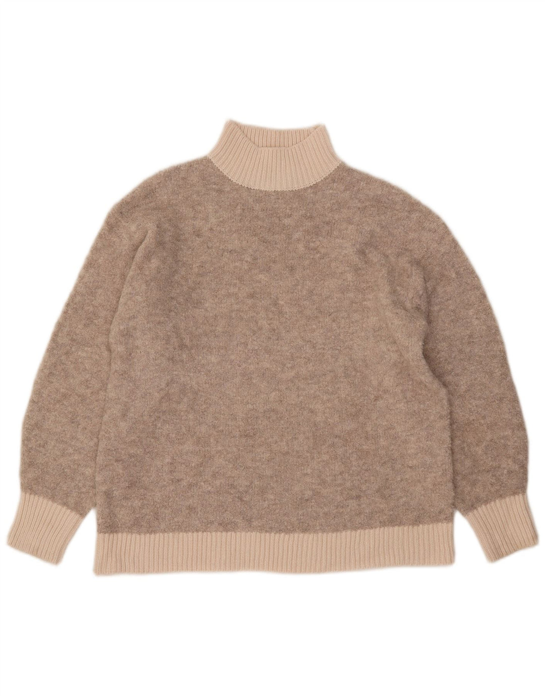 Pulover cu gât țestoasă pentru femei Marks & Spencer UK 14 Bej mediu