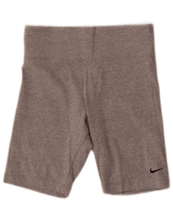 Nike Womens Sport Shorts UK 14 Medium Grey