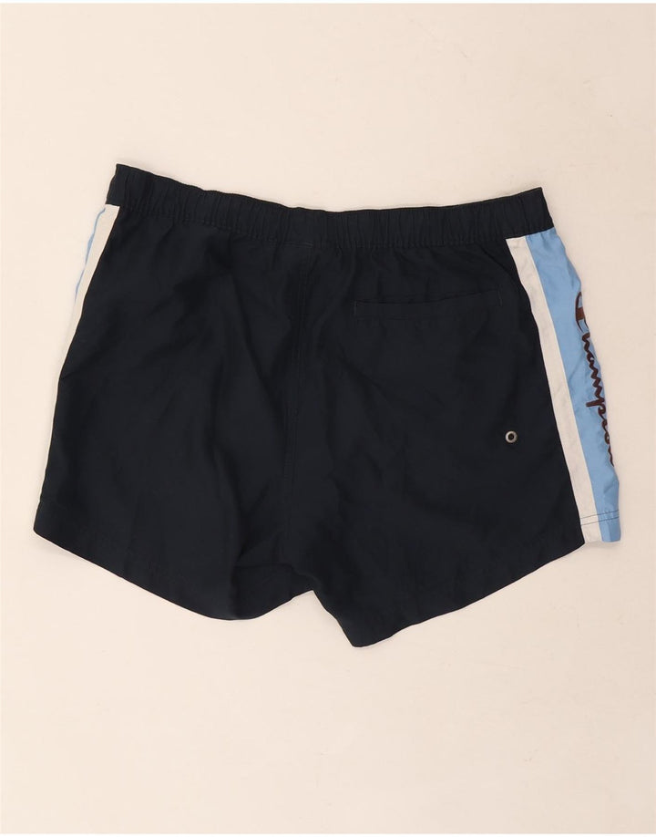 Pantaloni scurți sport grafic pentru bărbați Champion, medii, albastru, poliester color bloc