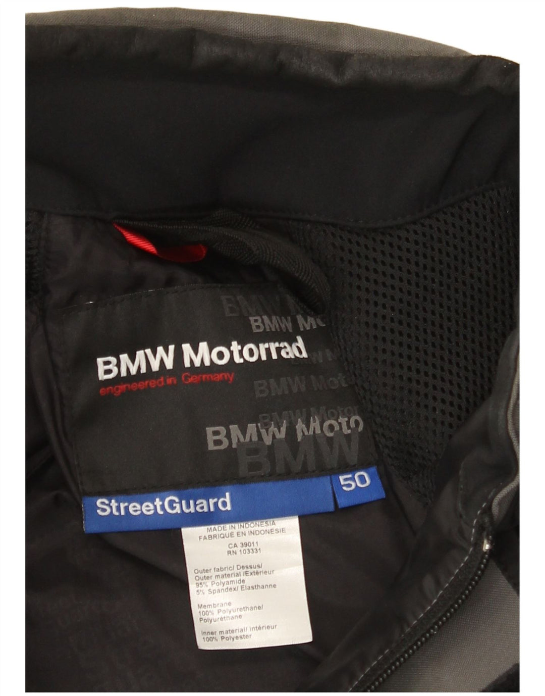 Jachetă BMW Motorrad pentru bărbați, IT 50, mare, gri din poliamidă color bloc
