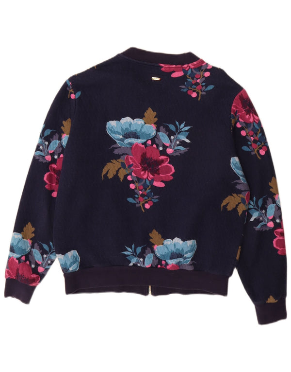 Jachetă de trening pentru femei Joules UK 12 Medium Bluemarin Floral Poliester