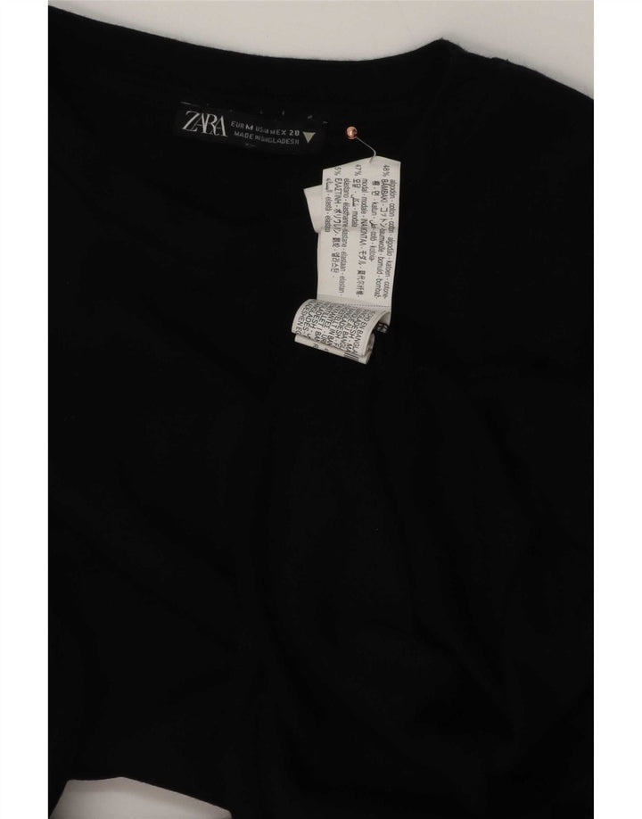 Body Zara pentru femei UK 12 Medium Black Bumbac
