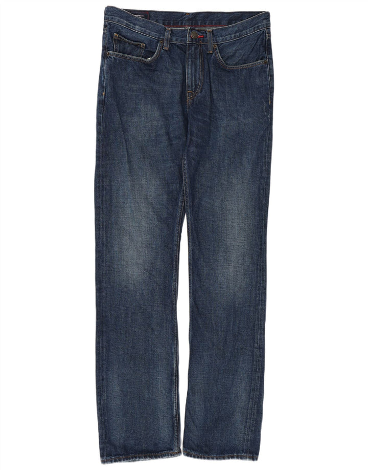 Blugi drepti pentru bărbați TOMMY HILFIGER L32 L32 Bumbac albastru