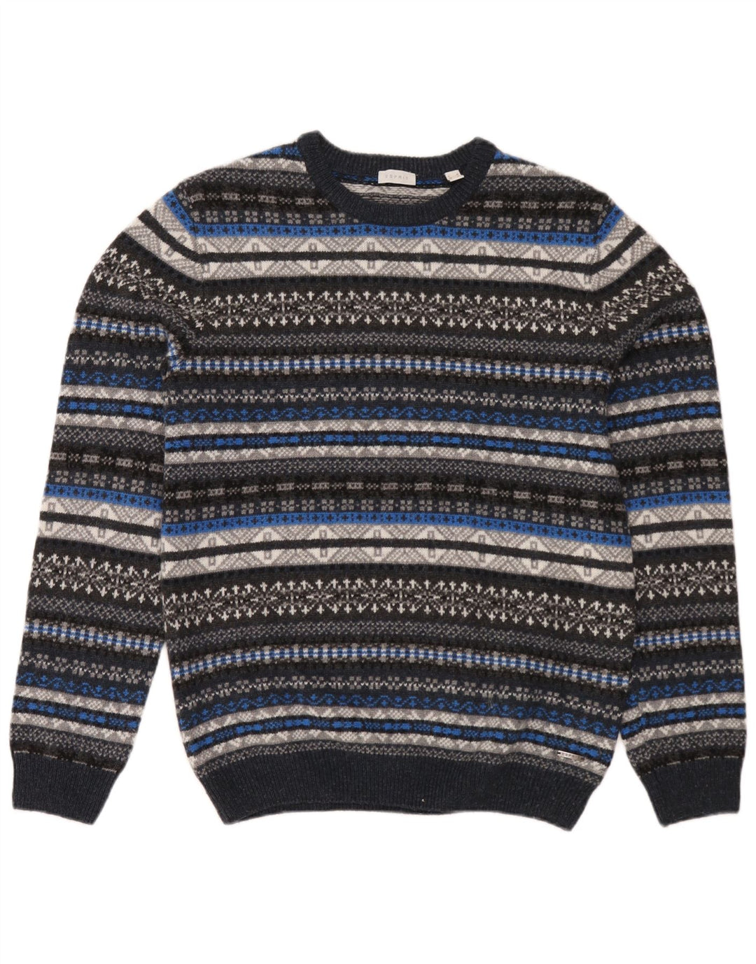 Pulover pentru bărbați Esprit cu decolteu rotund, mijlociu, multicolor, Fair Isle