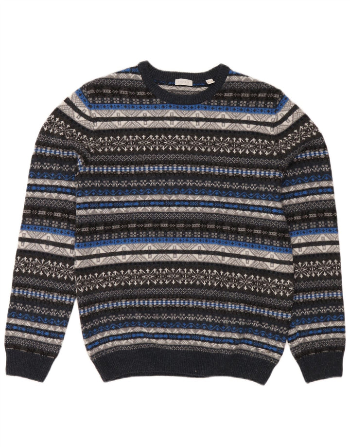 Pulover pentru bărbați Esprit cu decolteu rotund, mijlociu, multicolor, Fair Isle