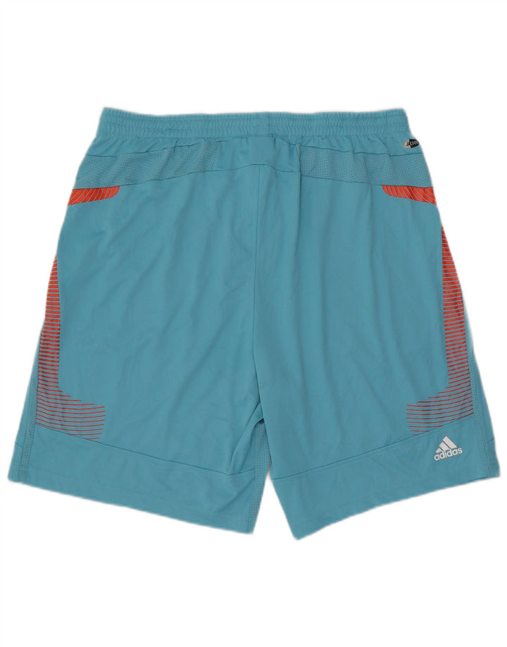 Pantaloni scurți Adidas Climacool Sport XL, albastru, poliester color bloc