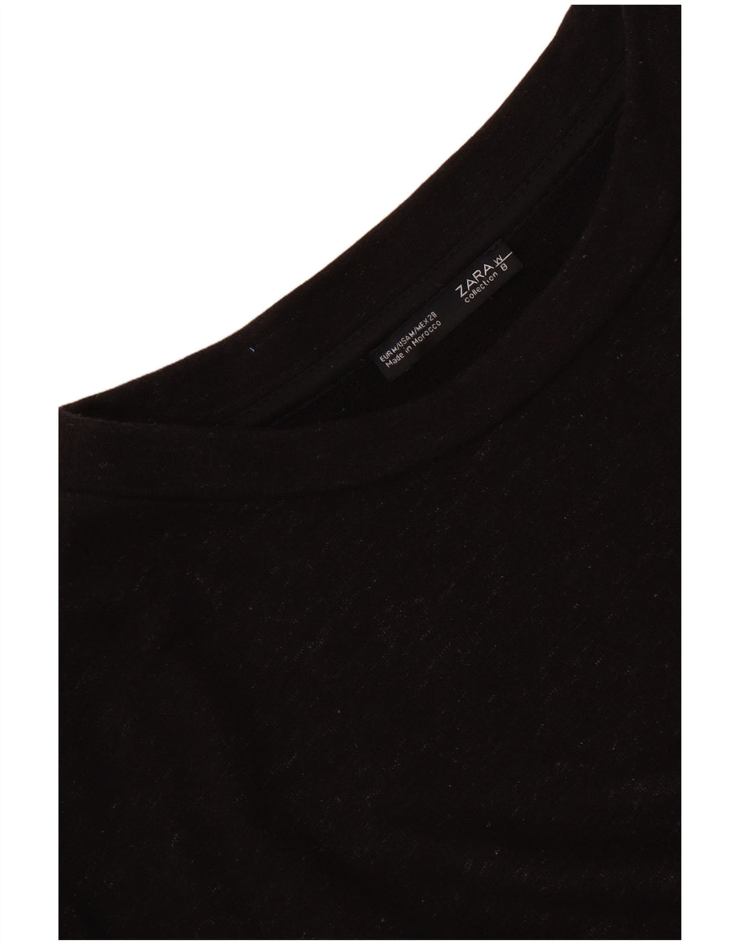 Top pentru femei Zara cu mânecă lungă UK 14 Medium Black Flecked