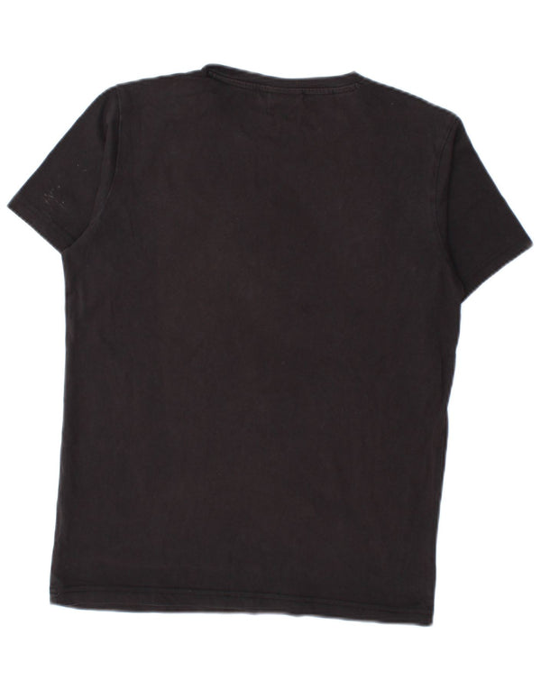 Tricou grafic Champion pentru băieți Top 13-14 ani XL negru