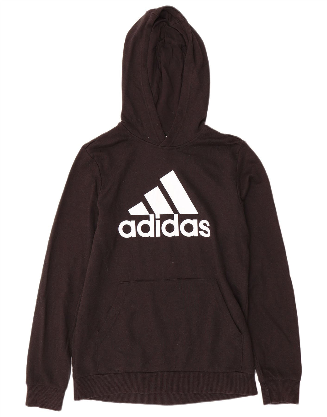 Pulover ADIDAS pentru băieți, cu grafică, 15-16 ani, bumbac negru