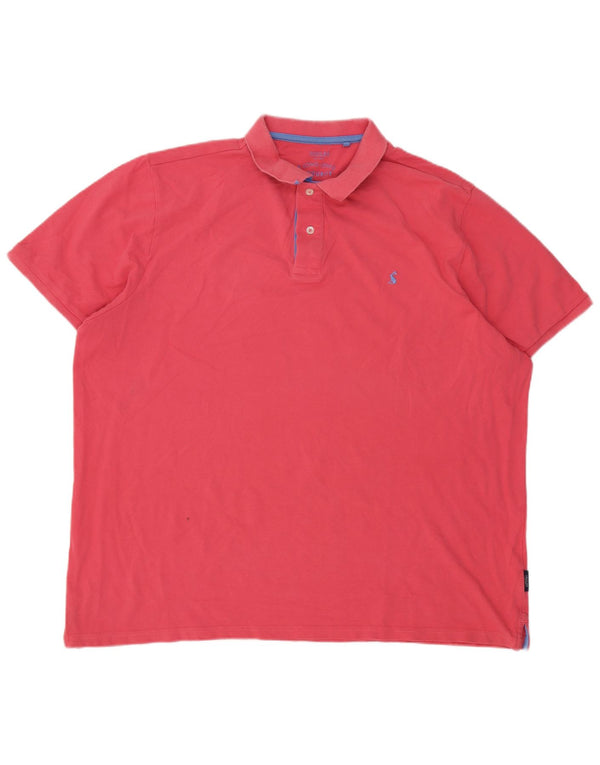 Tricou polo pentru bărbați Joules Classic Fit 2XL, bumbac roz