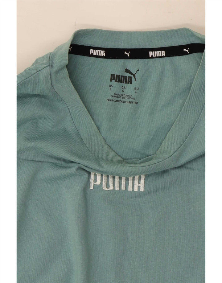 Tricou pentru bărbați Puma Top Large Blue
