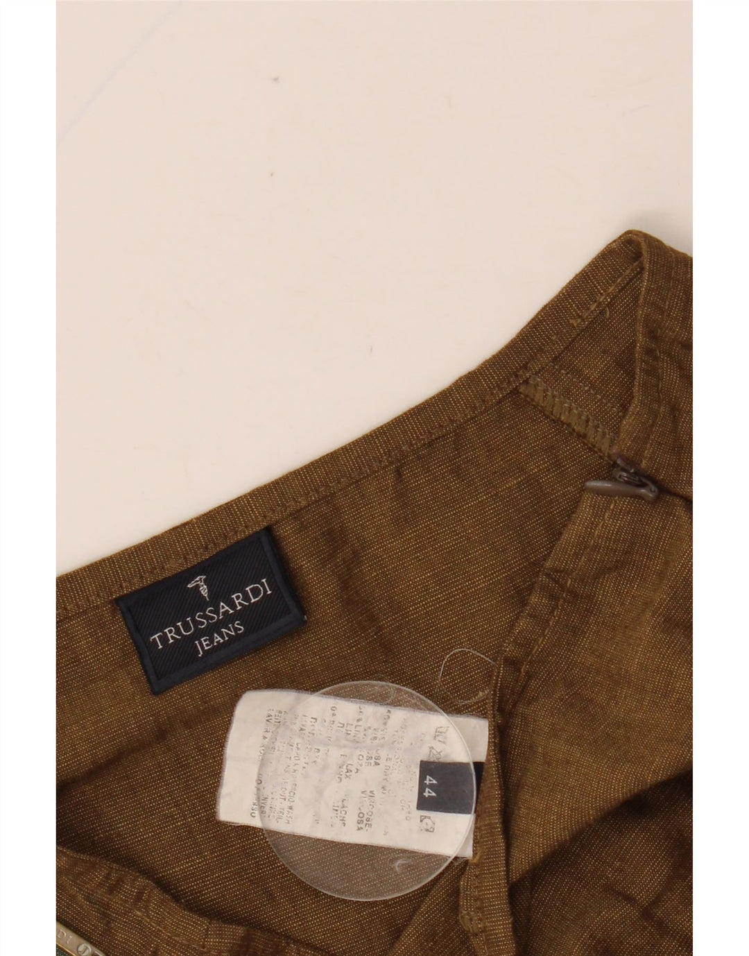 TRUSSARDI Fusta A-Line Femei IT 44 Medium W29 Maro Viscoza